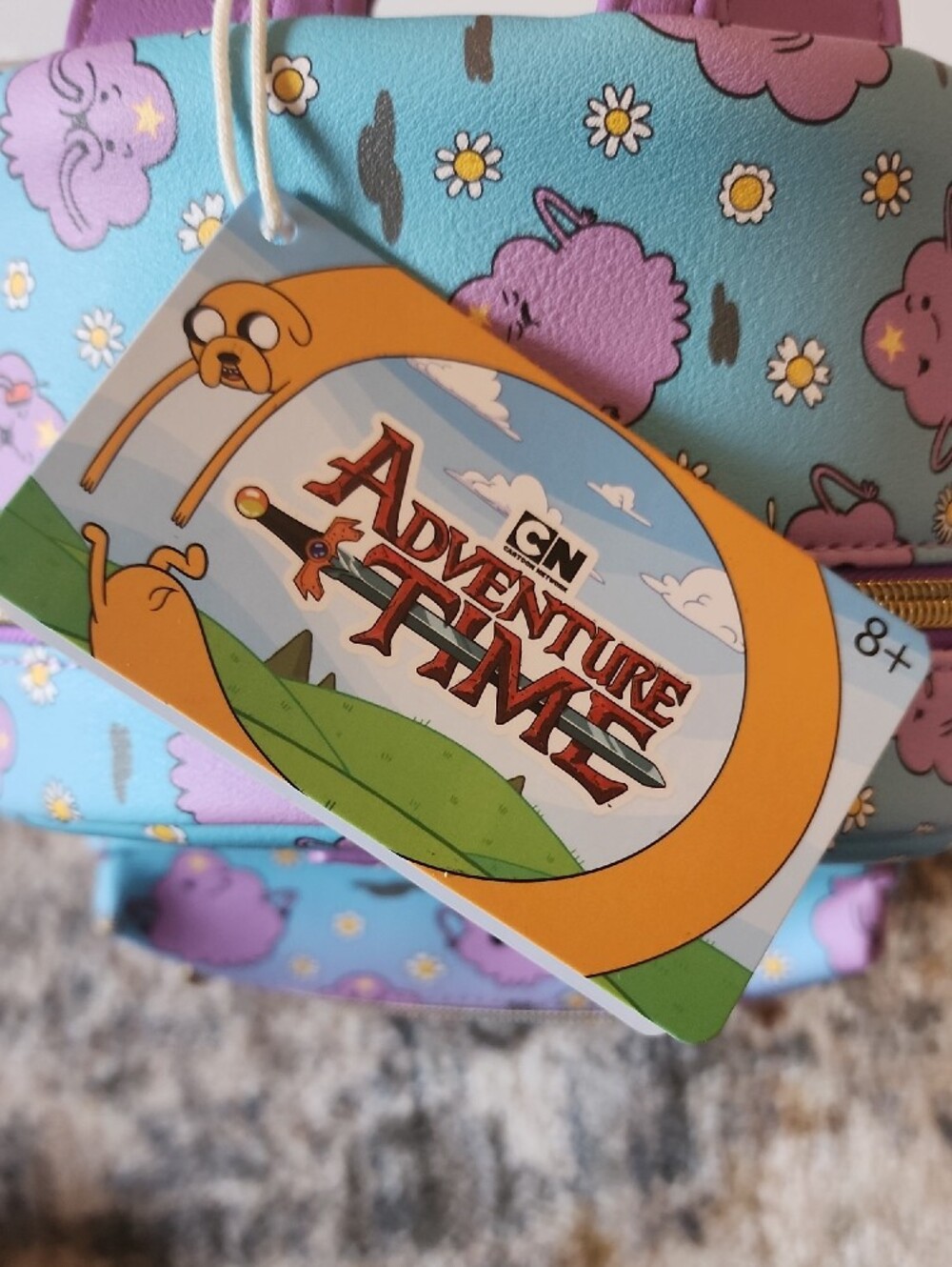 Loungefly Adventure Time Lumpy Space Princess Mini Backpack - New With Tags. - Picture 9 of 12